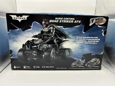 Batman Radio Control Quad Striker ATV Tyco RC Mattel New DC Comics Battery New - Image 1 of 4