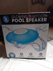 Floating Glowing LED Waterproof Rechargeable Bluetooth Pool Speaker, NIB! - Picture 1 of 10