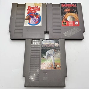 Tecmo Baseball, basi Jaleco cariche, Roger Clemens Nintendo Vintage NES lotto funzionante - Foto 1 di 14