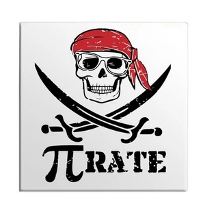 Pirate Pi Math Wordplay Mathematics Cool Geek Refrigerator Fridge Door Magnet - Picture 1 of 7
