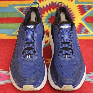Scarpe da ginnastica Hoka One One Bondi 6 da uomo taglia 13 EE larghe da corsa blu nere - Foto 1 di 15