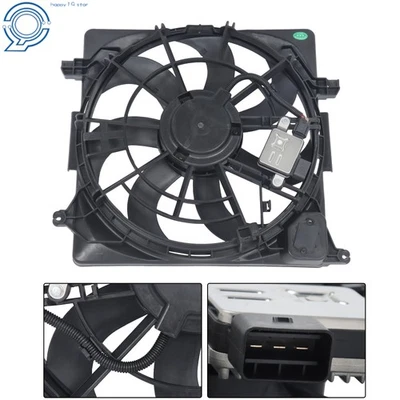 for Kia Sportage Hyundai Tucson 2016-2018 Radiator Cooling Fan Assembly 620-943 Foto 1 de 4