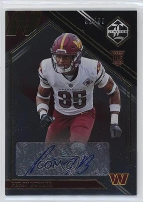 2022 Panini Limited Rookie Auto /99 Percy Butler #203 Rookie Auto RC - Image 1 of 2