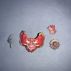 Brocas de punta de ala de armadura Chaos Daemon Greater Daemon Khorne Bloodthirster 40K CB2 A22 - Imagen 1 de 2