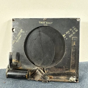 2,5 Zoll George F grün pneumatischer Verschluss 1880er f. Messingfass Objektiv USA Pre-Packard - Bild 1 von 9