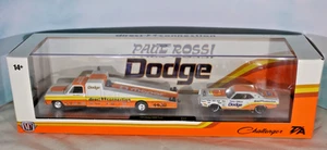 1:64 M2 Auto Haulers RS44 Paul Rossi 1974 Dodge D300 & 1970 Dodge Challenger - Bild 1 von 1