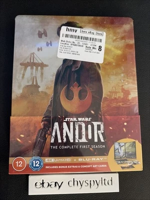 Star Wars Andor 4K UHD Blu-ray SteelBook U.K. Exclusive Debossed - Image 1 of 4