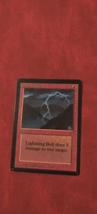 Mtg Magic The Gathering Lightning Bolt Beta Edition - Picture 1 of 2