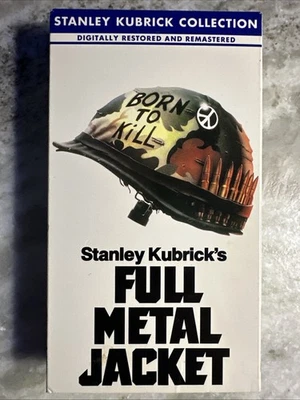 Full Metal Jacket VHS Tape Vintage 80s 1987 War Movie Stanley Kubrick - Image 1 of 4