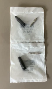 2 x Bananen-Prüfstecker schwarz 2 mm - Bild 1 von 2