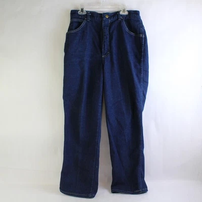 Vintage Sears Dark Wash Petite High-Rise Straight-Leg Jeans Women's Size 14 - Image 1 of 4