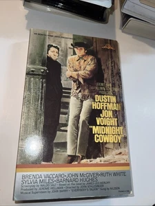 MIdnight Cowboy 1980’s MGM/UA Silver Big Box VHS Dustin Hoffman Jon Voight - Picture 1 of 3