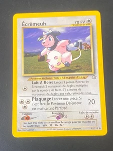 CARTE POKEMON ÉCREMEUH 41/111 FR PEU COMMUNE NEO GENESIS - EXC - Picture 1 of 8