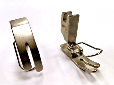Presser Foot w/Finger Guard  #B1524-012-0B0 f/Juki DDL-227, 555, 5550, 8700, etc - Image 1 of 3