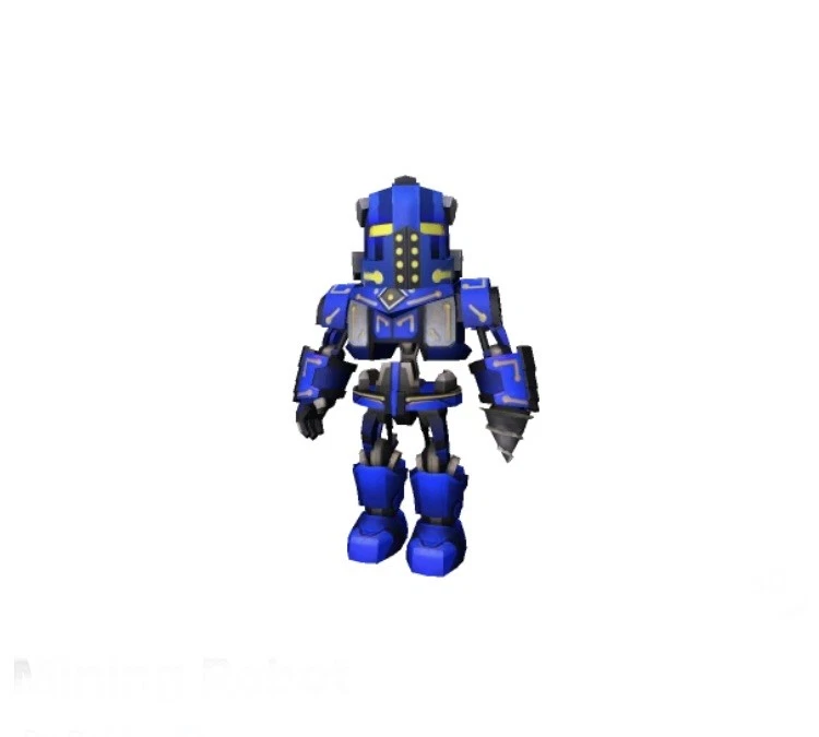 Robl0x | Paquete de Robot Minero Traje Mech Azul TNT Power Battle Droid RARO Código de Juguete Foto 1 de 4