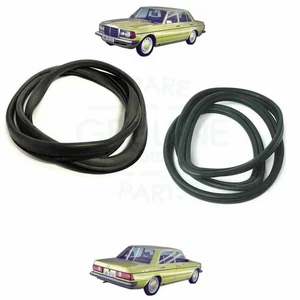 Front & Rear Windscreen Glass Moulding Rubber Seals For Mercedes W123 (1976-1985 - Picture 1 of 1