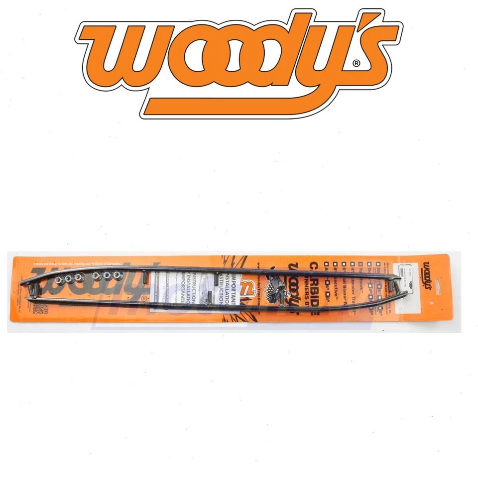 Woodys Top-Stock Hard Surface Bar Carbide Runners for 1977 Yamaha GP440 - xo - Image 1 of 4