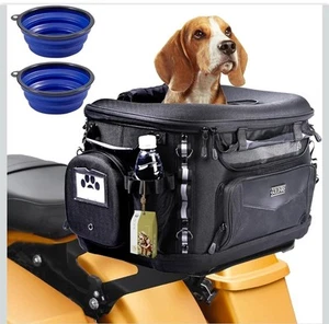 Trasportino per Cani da Moto, Trasportino Portatile per Animali Domestici Borsa da Viaggio per Gatti f... - Foto 1 di 9