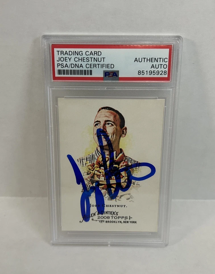 JOEY CHESTNUT SIGNED AUTO 2008 TOPPS ALLEN & GINTER RC CARD #109 PSA/DNA - Image 1 of 2