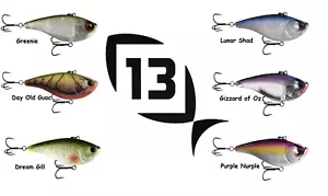 13 ESCA DA PESCA SINGLE PITCH PRO-V 3IN 3/4OZ LIPLESS CRANKBAIT (SCEGLI COLORE) - Foto 1 di 13
