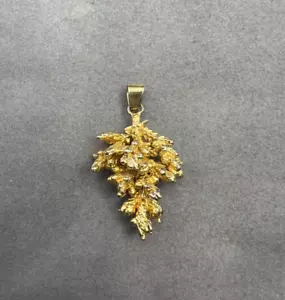 Flora Danica Denmark Gold Plated Sterling Silver Pendant - Picture 1 of 6