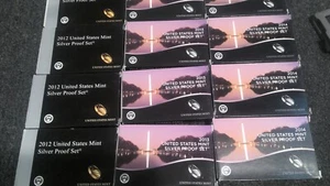 2012 thru 2014 Run of 3 Government Issued Silver Proof Sets including Quarters - Picture 1 of 1