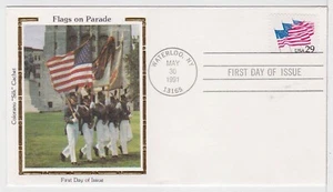TurtlesTradingPost- Waving Flags On Parade 1991 FDC  #2531- Colorano Cachet - Picture 1 of 1