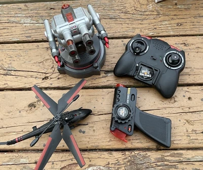 Jada Battle Machines Combat Zone RC Air vs Land Helicopter Laser Turret - Image 1 of 4
