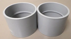 Lote de acoplamientos de conductos eléctricos de PVC de 2 - 4" Horario 40 Gris - Imagen 1 de 5