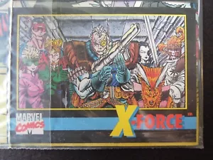  X-FORCE # 1 COMIC BOOK w/ X-FORCE TEAM CARD / MARVEL COMICS /  1991 NEW SEALED - Picture 1 of 4
