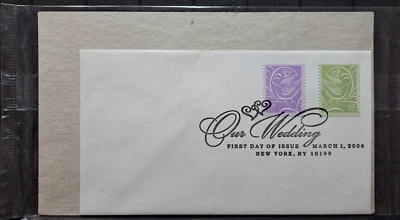 United States Sc 3998-3999 39c Our Wedding FDC w/ Special cancellation, 2006 - Image 1 of 2