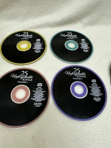 25 Unforgettable Songs (4 CD Set) - CD'S ONLY IN GOOD CONDITION!!! - Picture 1 of 1