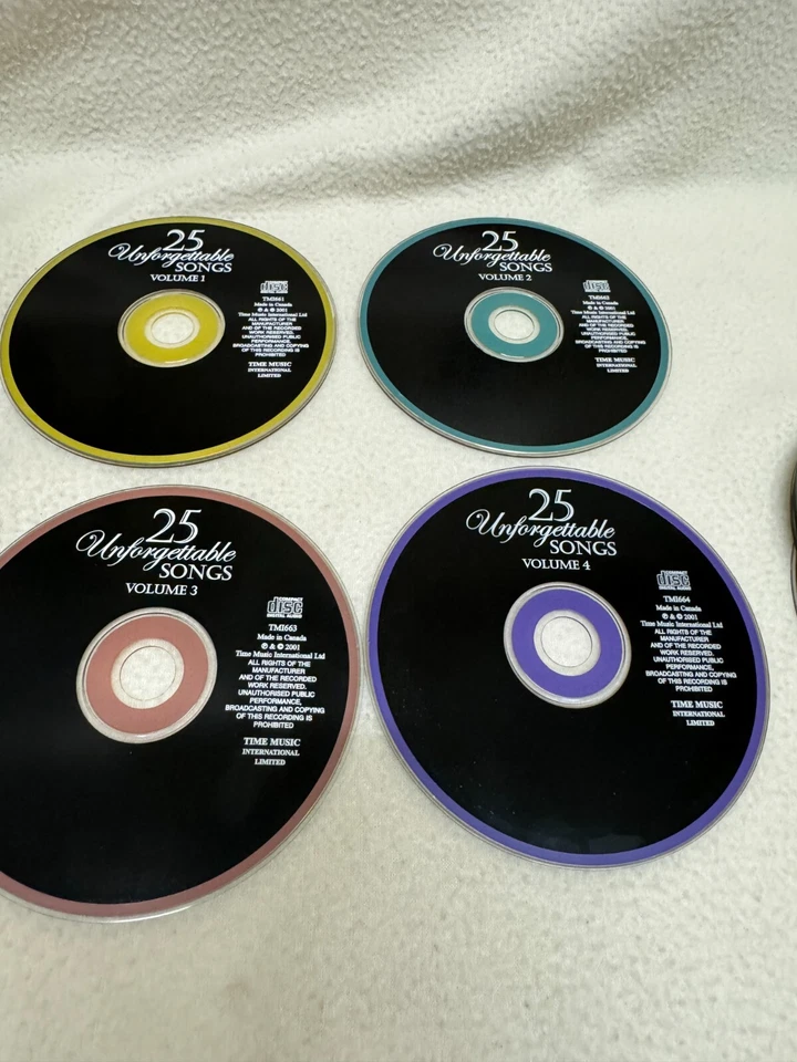 25 Unforgettable Songs (4 CD Set) - CD'S ONLY IN GOOD CONDITION!!! - Image 1 of 1