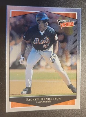 1999 Upper Deck Ultimate Victory Rickey Henderson #69 HOF - 10+ Items Ship FREE! - Image 1 of 2