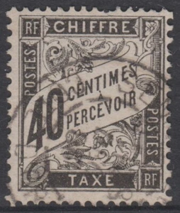 FRANCE - Postage Due - 1881-1892 - 30 centimes - perforated - used - SGD288 - Bild 1 von 2