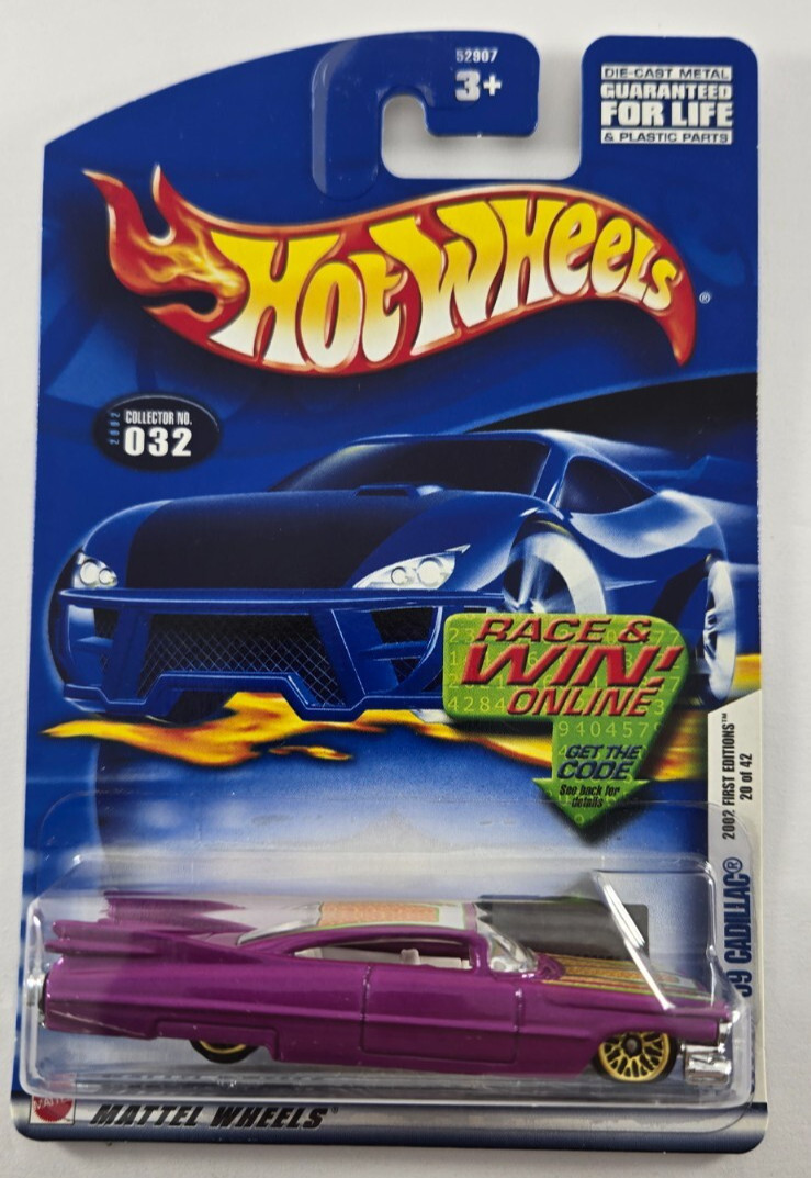2002 100% hotwheels キャデラック 100% Hot Wheels 40th Anniversary '53 CADILLAC ✨ light blue