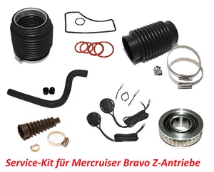 Mercruiser Bravo Z-Antrieb Service-Kit mit Bälge, Gimbal Lager, Trim Geber Top - Bild 1 von 1