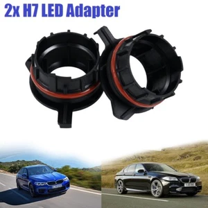 For Benz SLK200 SLK280 SLK350 2x H7 LED Headlight Bulb Adapter Holder Socket Kit - Picture 1 of 8