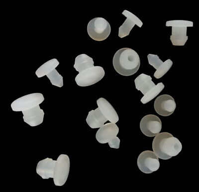 Clear Snap-on Hole Plug Silicone Rubber Blanking End Caps Seal Stopper 2.5~14mm • 1.78£
