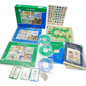 Hooked On Phonics Learn To Read Second 2nd Grade Box Kit. COMPLETE SET WITH CDS. - Picture 1 of 7