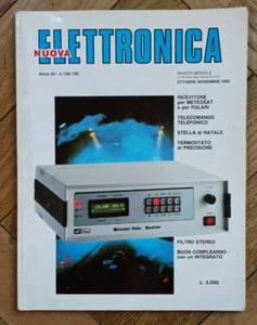 Rivista NUOVA ELETTRONICA 159/160 1992 ricevitore meteosat polari filtro stereo - Bild 1 von 2
