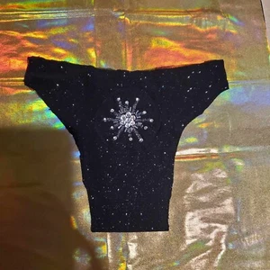Starburst Strass Glitzer Tanga exotische Tänzerin - Bild 1 von 2
