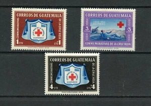 J567 Guatemala 1960 Red Cross 3v. MNH - Picture 1 of 1