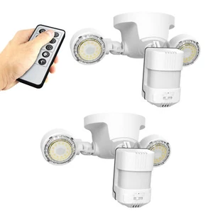 SANSI Motion Sensor Light 3000LM Outdoor LED Security FloodLight Remote Control  - Picture 1 of 19
