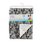 Disney Baby Boy Mickey Mouse Baby Blanket Double Sided Mink 30x40"