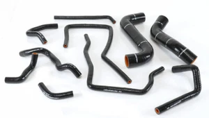 MANGUERAS DE RADIADOR Y CALENTADOR DE SILICONA M2 APTAS SUBARU IMPREZA GDB GDA 01-07 NEGRAS Y3632 - Imagen 1 de 1