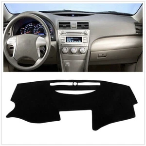 Black Dashboard Cover Pad Left Drive Car For Toyota Camry 2007 2008 2009-2011 - Picture 1 of 6
