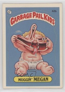 1985 Topps Garbage Pail Kids Series 2 Muggin' Megan (Two Star Back) #42b.2 f6p