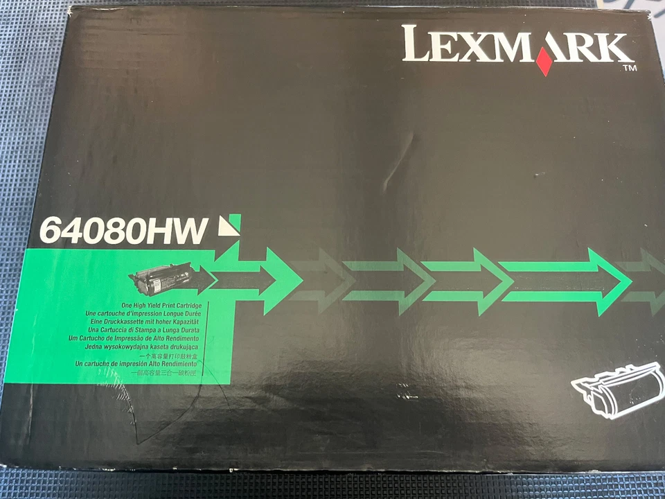 64080HW LEXMARK T640 T644 TONERWAGEN SCHWARZ 21K MwSt. - Bild 1 von 1