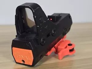Nerf Gun Rival Scope Attacco Red Dot Targeting Light per binari tattici. Raro - Foto 1 di 6